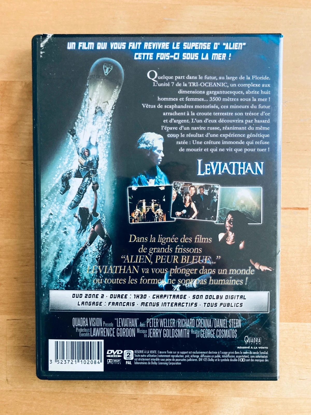 DVD Leviathan Peter Weller. – photo 3